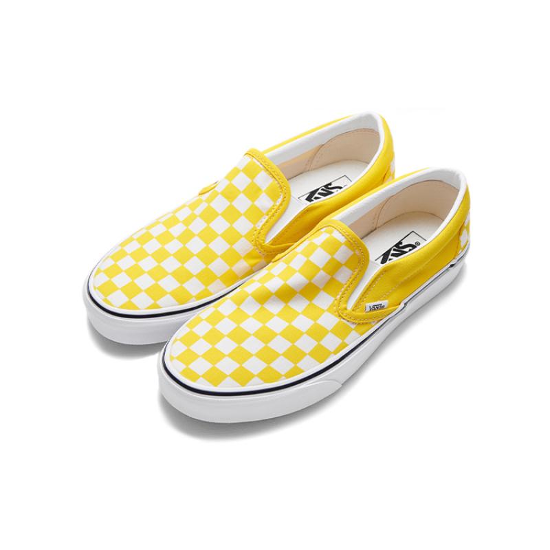 Vans Classic Slip On 'Checkerboard Cyber Yellow' Vans VN0A33TB42Z