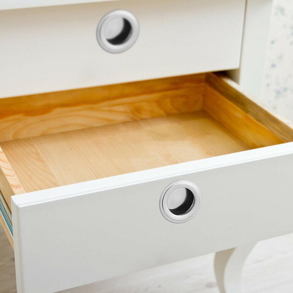 Στρογγυλή Τρύπα Λαβή Συρόμενες Πόρτες 4 X 3,5 X 1 Cm 4τμχ