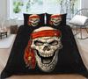 Quilt Cover 3D Printing Skull Home Bedclothes with Pillowcase King Double Size Soft Bed Set Luxury Duvet Cover