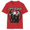 Vtg The Clash Music Band Heavy Cotton Red Full Size Men Women Shirt SE259 Unisex T-Shirt