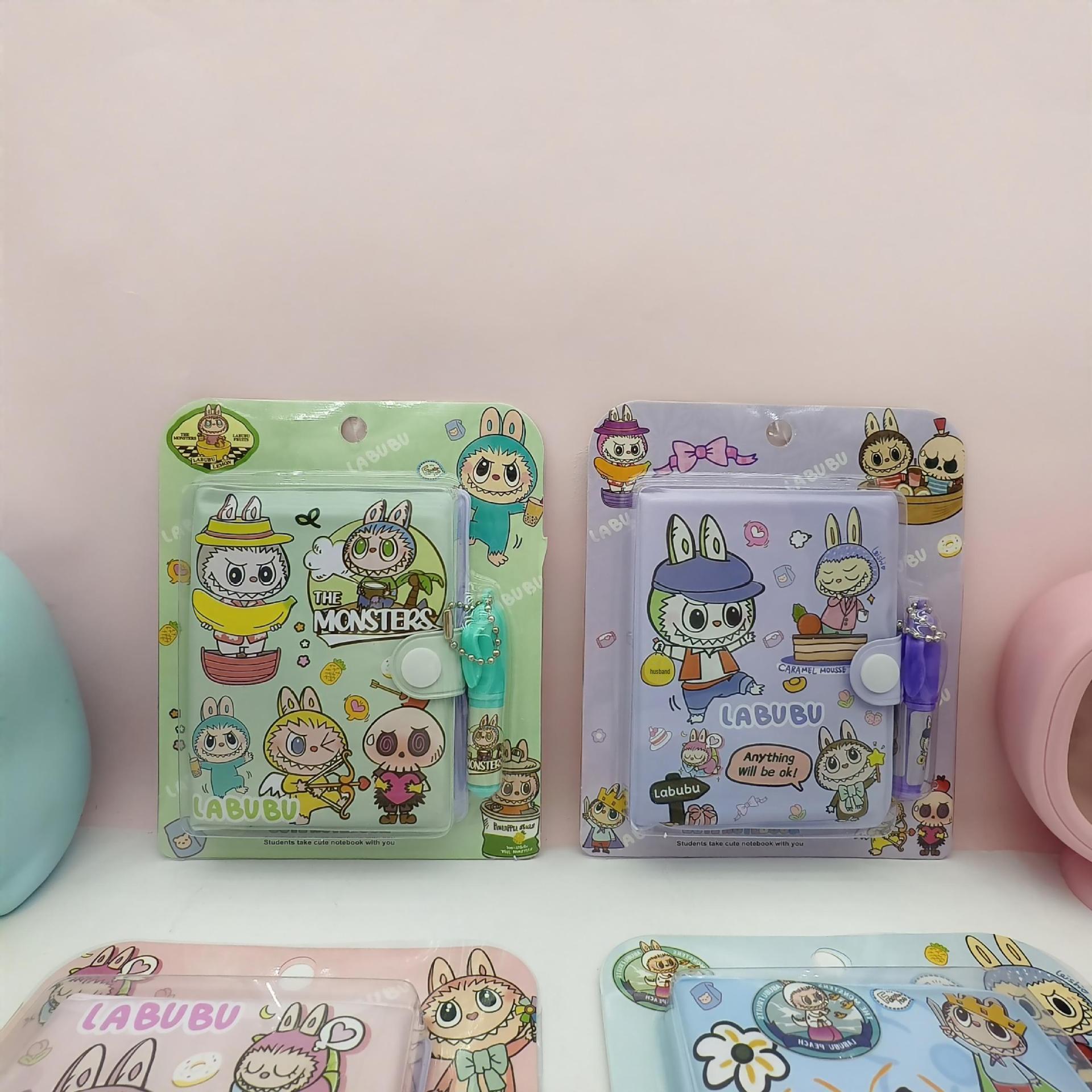 Super Mario Small Notebook with Pen - Cute Cartoon Diary for Students, Portable Gift & Prize