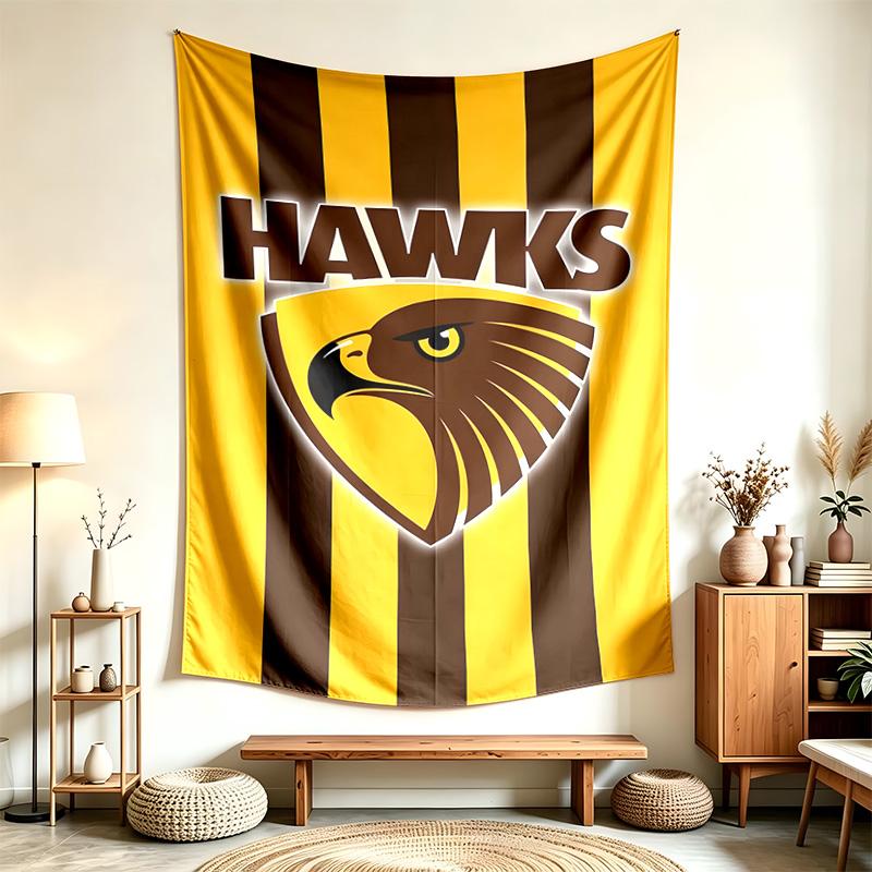 Hawthorn Hawks  (1) Tapestry Suitable For Decorating Homes Dorms And Bedrooms Soft To The Touch And A Perfect Gift For Friends And Family