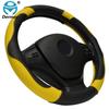 DERMAY PU-Leder Auto-Lenkradbezug Größe M für LADA 14-15" Lenkrad Kostenloser Versand
