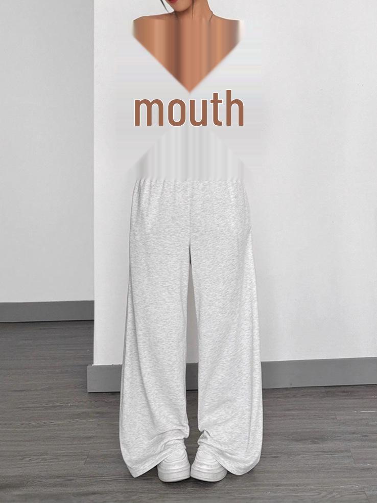 Pantalons Casual Jambe Droite Hip-Hop Européen & Américain pour Femmes 2025 - Style Estival INS