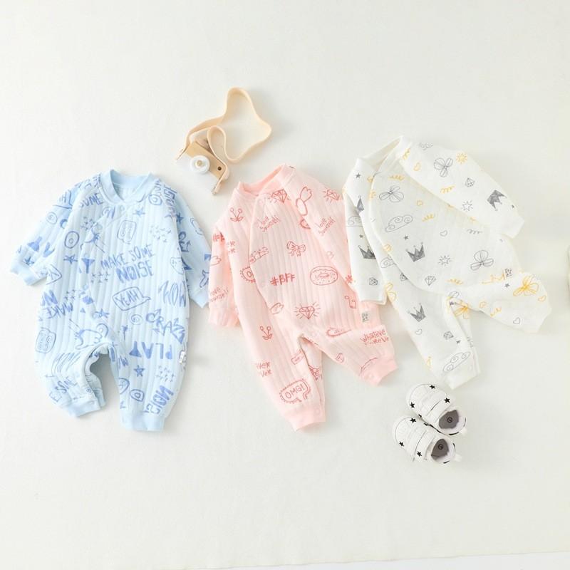 Baby Cotton Snowsuit With 3layer Warmth For Newborns And Infants