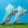 Men's Soccer Shoes TF/FG Non-Slip Turf Soccer Cleats Fashion Shoes Comfortable High Top Sneakers High Quality Football Boots 45