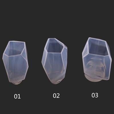 Faceted Crystal Epoxy Stone Silicone Mold for DIY 3D Jewelry and Ornaments