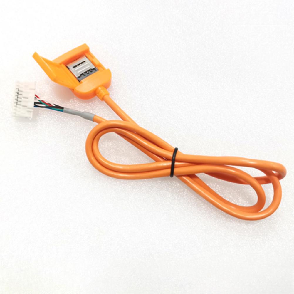 New Sim Card Slot Adapter For Android Radio Multimedia Gps 4G 20pin Cable Connector Car Accsesories Wires Replancement Part