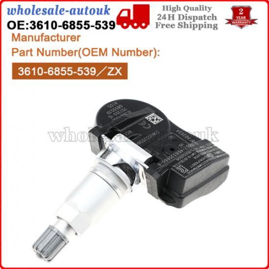 4X FOR BMW F20 F21 F22 F23 F30 F31 F34 F45 F46 F80 Tyre Pressure Sensor TPMS