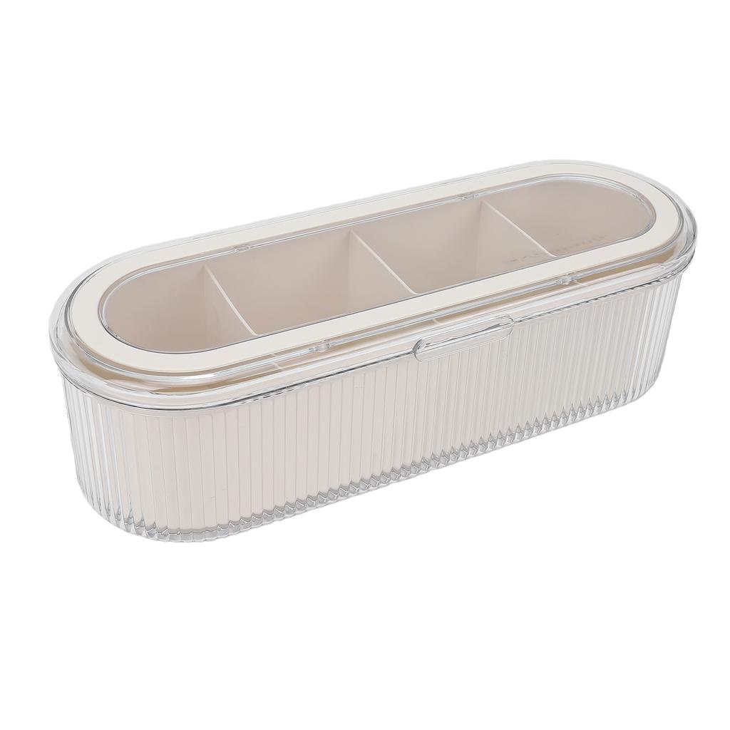 Clear Makeup Brush Holder   with   Lid for Dust   Beauty Sponge Storage Makeup Brush Holder