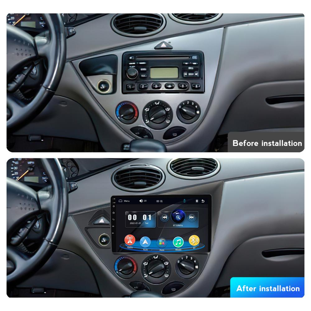 Autoradio Multimedia MP5 Player Head Unit Stereo BT Für Ford Focus 1998-2005