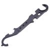 Anti Slip Handle Spanner Wrench Tool, Outer For Floor Pipes Fitting, Cars High Carbon Steel Tactical Steel Wrench