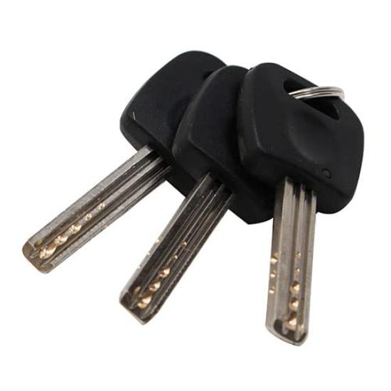 TORUNA08 Wide for 145mm with Fits Big Scooters and Mopeds U-Lock Motorcycles, Wide, Black, Key,