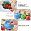 Canning Funnel Silicone Collapsible Funnels Set 3pcs Kitchen Funnel for Wide Mouth Liquid