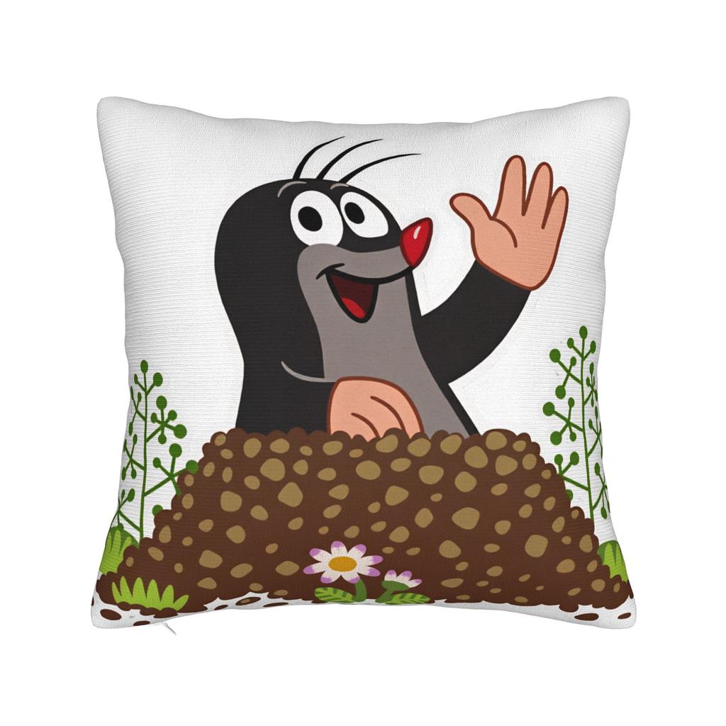 The Little Mole Krtek Pillow Case  Print Pillow Cover For Office Car Home Decor Funny Pillowcases