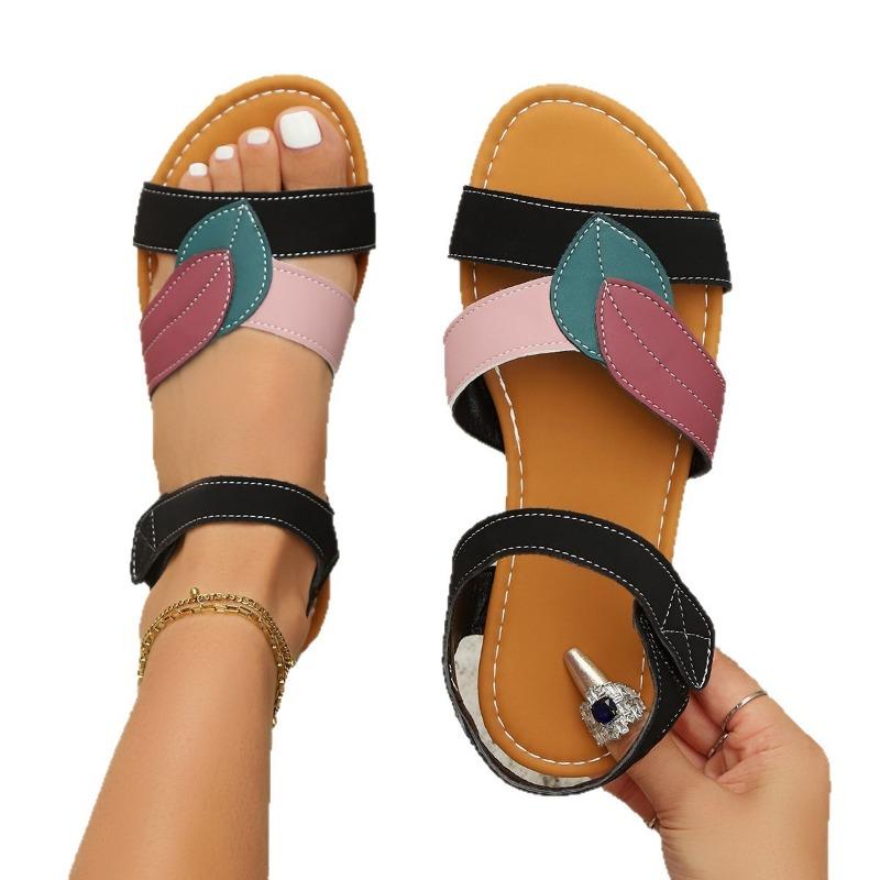 Large Size New Summer Sandals Women's Elegant Fashion Flat Casual Shoes Women's Non-slip Comfortable Women's Shoes