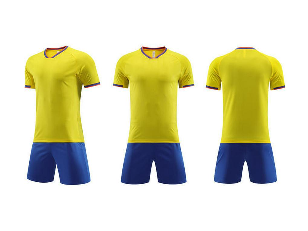 Quick-Dry Summer Football Jersey Set for Adults & Kids - Printed Short Sleeve