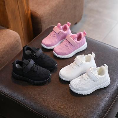 Kinder Freizeitschuhe Frühling Kinderschuhe Atmungsaktive Freizeitschuhe Weich besohlt Junge Mädchen Flyknit Einzelschuh Rutschfest Mädchenschuh Jungenschuh