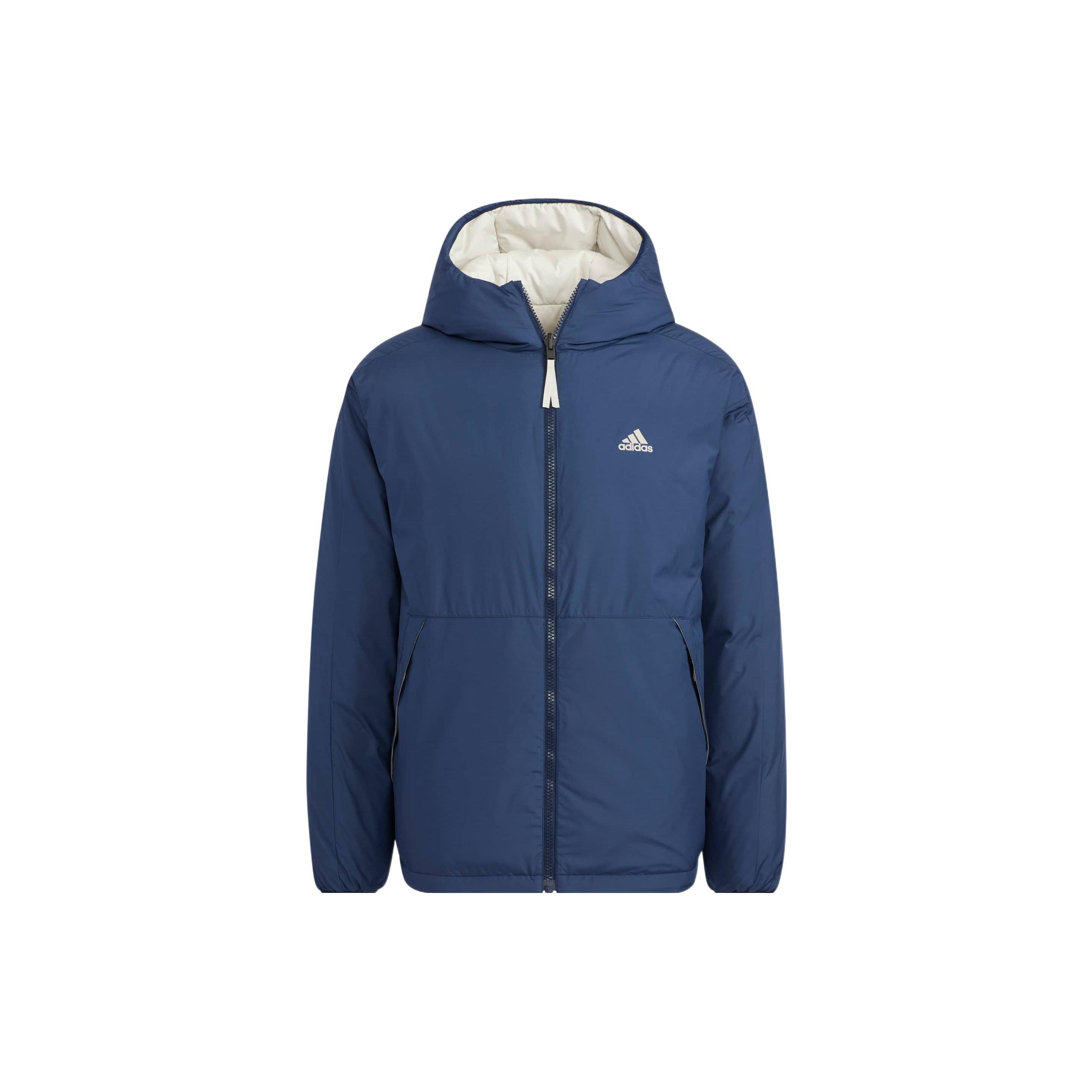 Adidas ДВУСТОРОННЯЯ ПУХОВАЯ КУРТКА Пуховик Мужской Синий HR5242 S