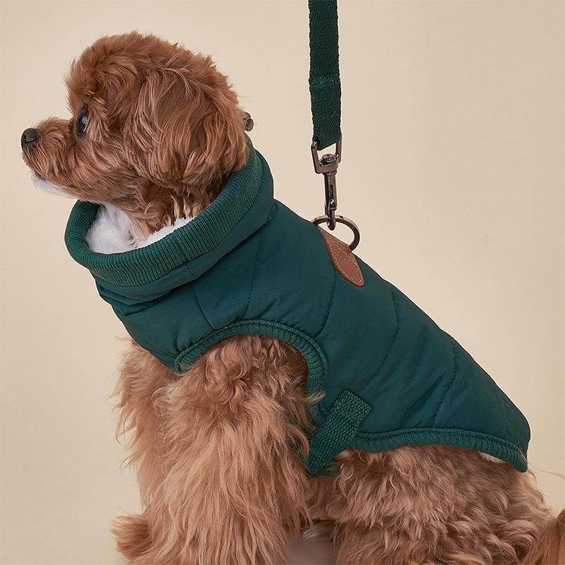 Winter Dog Clothes Warm Thermal Cotton Pet Coat Small Dogs Clothing Teddy Pomeranian Corgi Puppy Jacket Cold Weather Apparel
