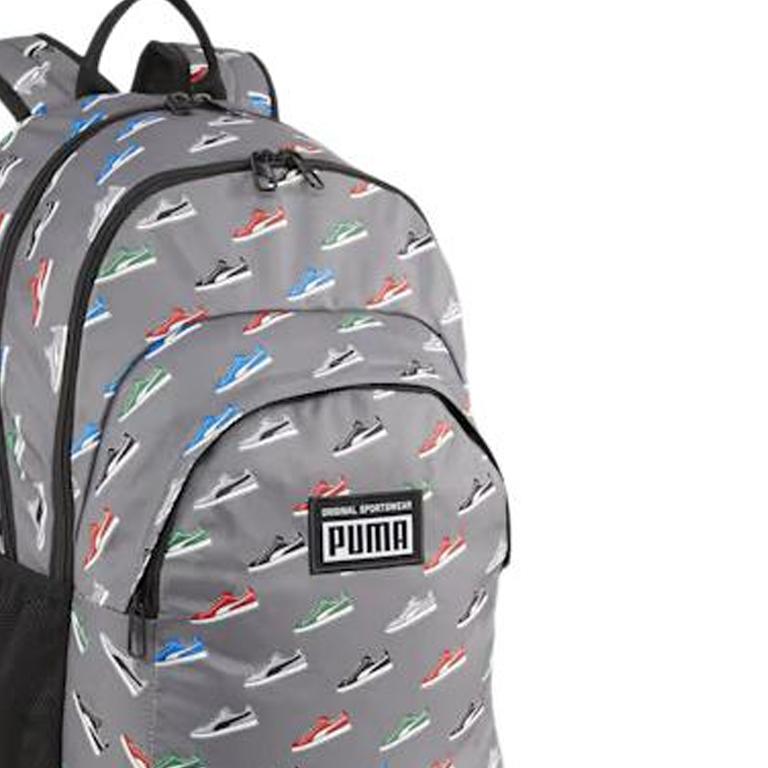 New PUMA Polyester Backpack Men's Ore Gray 079133-22
