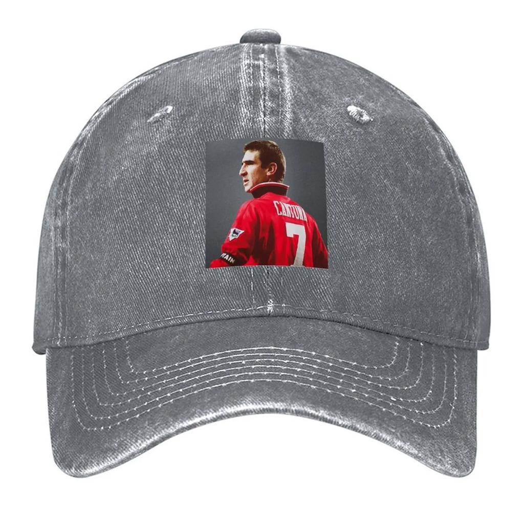 Eric Cantona Poster Baseball Cap Vintage Golf Mountaineering Unique Hats For Women 2025 Mens