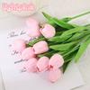 Tulip Flowers Artificial Tulip Bouquet PE Foam Fake Flower for Wedding Ceremony Decor Home Garden Bouquet Decorations