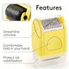 Leakproof Identity Stamp Roller Portable Privacy Guard Roller Stamp  Guard Your ID
