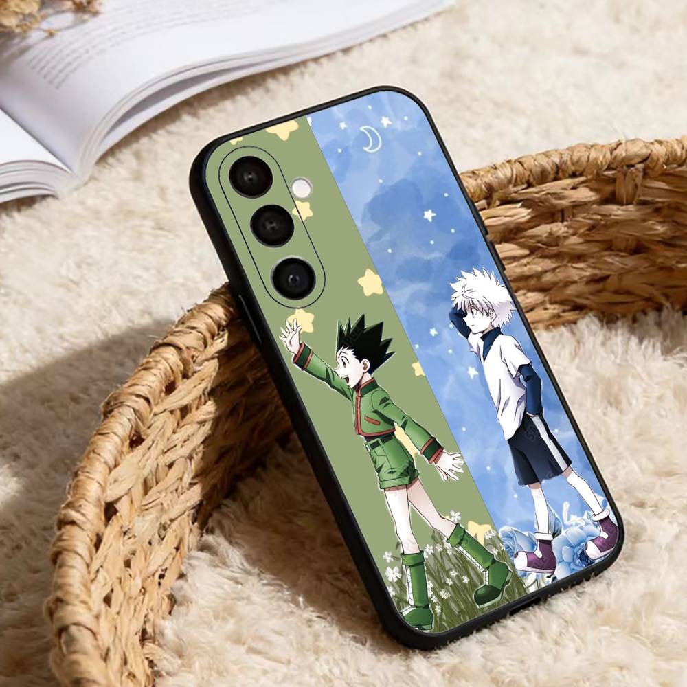Gon & Killua Hunter X Hunter Phone Case For Samsung Galaxy A13,21s,22,31,32,52,53,71,72,73,Soft Black Cover