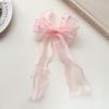 1 Pair French Headwear Bow Hair Clip Hair Accessories Chiffon Hair Accessories  Wedding