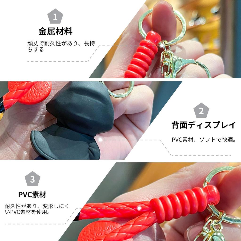[Fehose] Keychain Fashion Hero Cartoon Design Car Keychain Cute Backpack