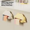 Wall Mounted Trash Bag Dispenser Wide Opening Trash Bag Storage Box  Kitchen Organizatio