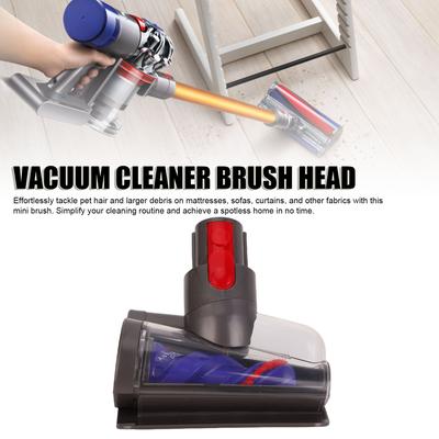 Vacuum Cleaner Brush Head Sturdy Structure Electric Vacuum Head Anti Tangling Angle Adjustable for Sofa Bed Car Seating Carpet