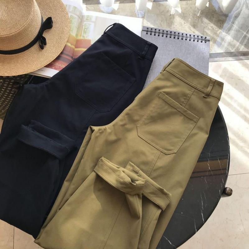 Korean Style Trendy Dad Pants Women Spring and Autumn Stylish Versatile Retro Carrot Pants with Casual Temperamen Harem Pant