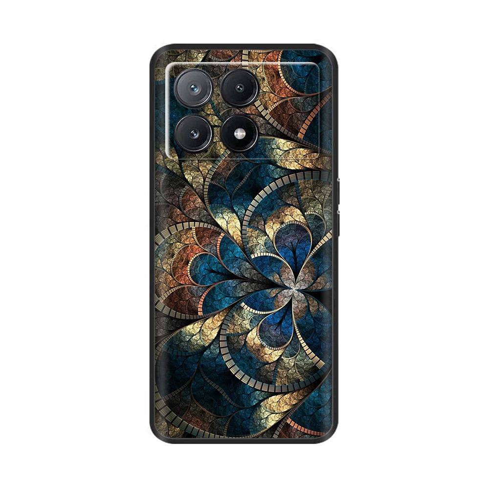 Case For Poco X6 Pro Phone Back Cover For Poco X6 Neo Pocox6 Pro 5G Soft Black Silicone Bumper Shockproof Protective Shell Cases