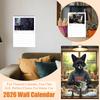Wandkalender 2026, Kalender mit lustigem Thema, Lustiges Chat-Geschenk, Perfekte Wahl für den Heimgebrauch.