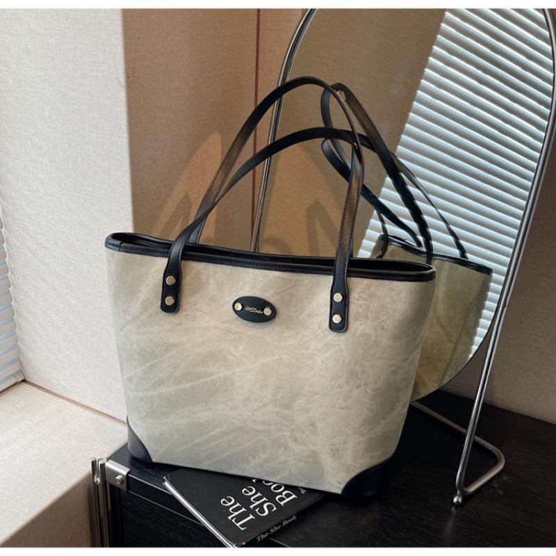 Large-capacity Bag Women's Autumn and Winter Versatile New Casual Texture Shoulder Bag Commuter Tote Bag