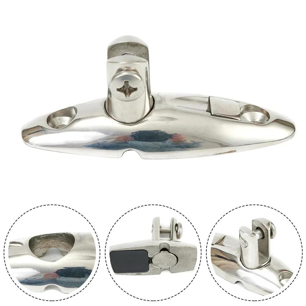 1pcs T316 Stainless Steel Quick Release Boats Top Deck Hinges Boats Canopy Decks Hinges Marine Bimini Top Marines Hardwares