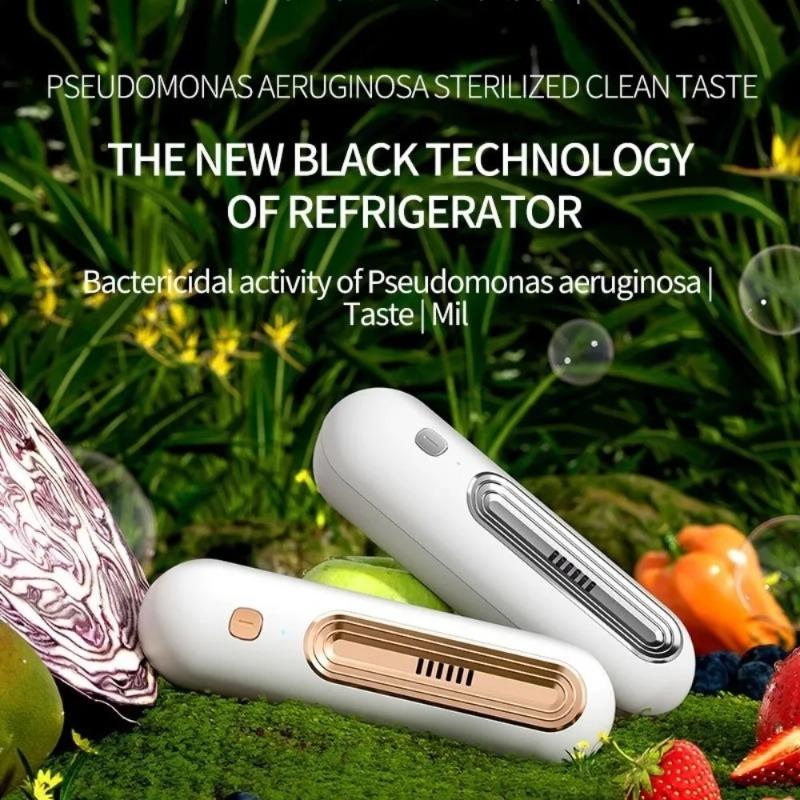Refrigerator Deodorizer Air Purifier Refrigerator Deodorizer Food Shelf Life Extender Remove Odor Smoke Pet Toilet Car