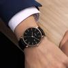 BUREI Men's Watch, Simple, Stylish, Popular Brand, Ultra-Thin, Lightweight, Business, Analog, Quartz Movement, Date Display, Waterproof, Leather, Rose