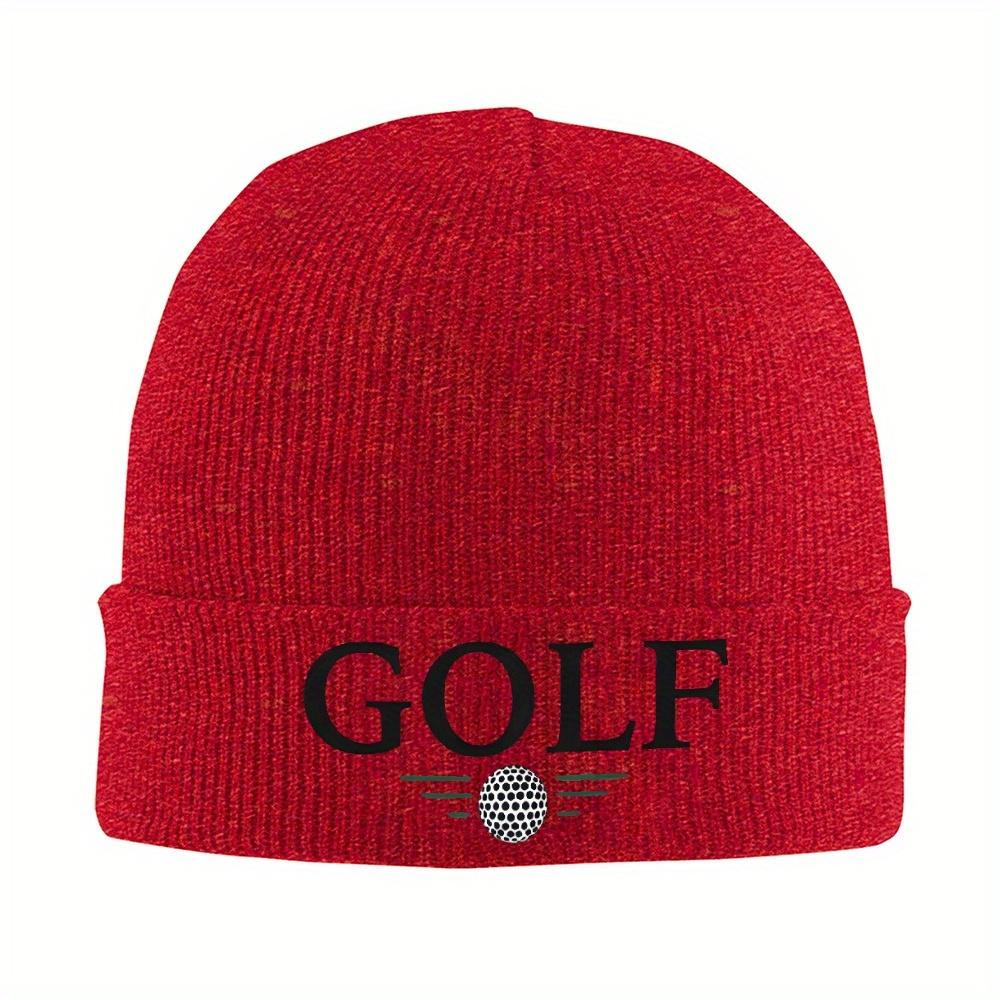 pc Fashion Golf Logo Knitted Hat Beanie Autumn Winter Hat Warm New Funny Caps Unisex Women