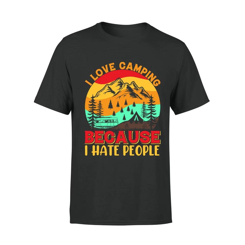 I Hate People Funny Antisocial Mens T shirts Unisex Tee Top 4 4XL