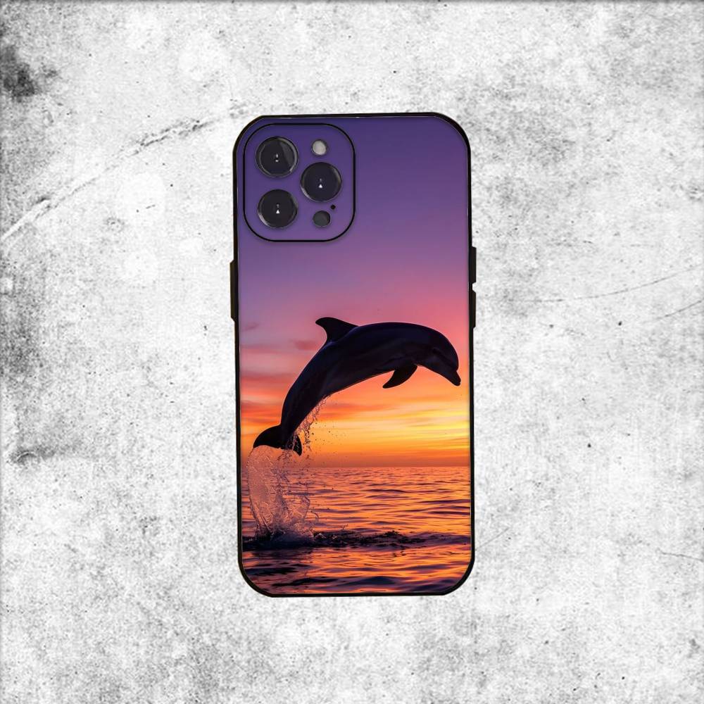 natural scenery Phone Case Silicone black Soft For IPhone 17,16,15,14,13,12,11,SE,Plus Pro Max