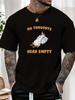 Mens NO THOUGHTS HEAD EMPTY Duck Graphic Cotton TShirt Short Sleeve Breathable Comfort Fit Soft Light Casual Daily Wear Top