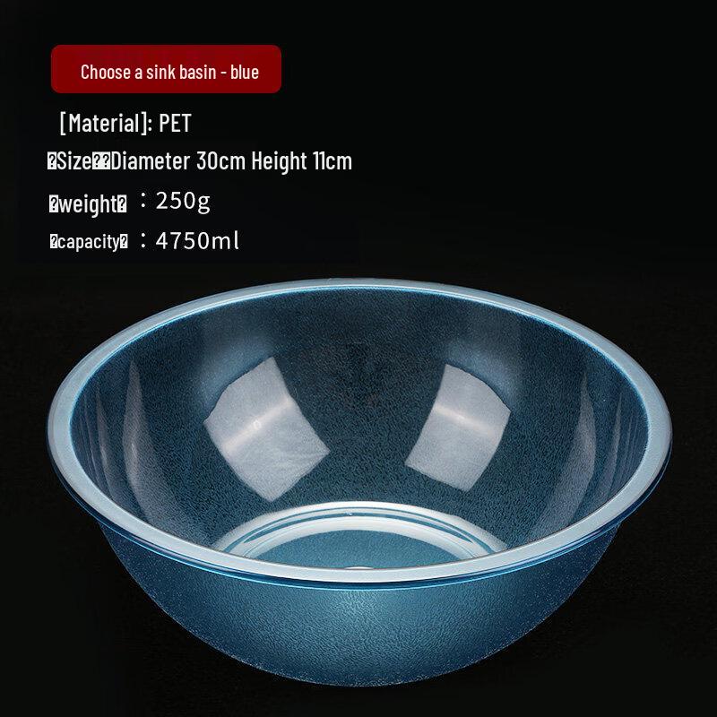 Round Transparent Malatang Self-Service Dish Basin