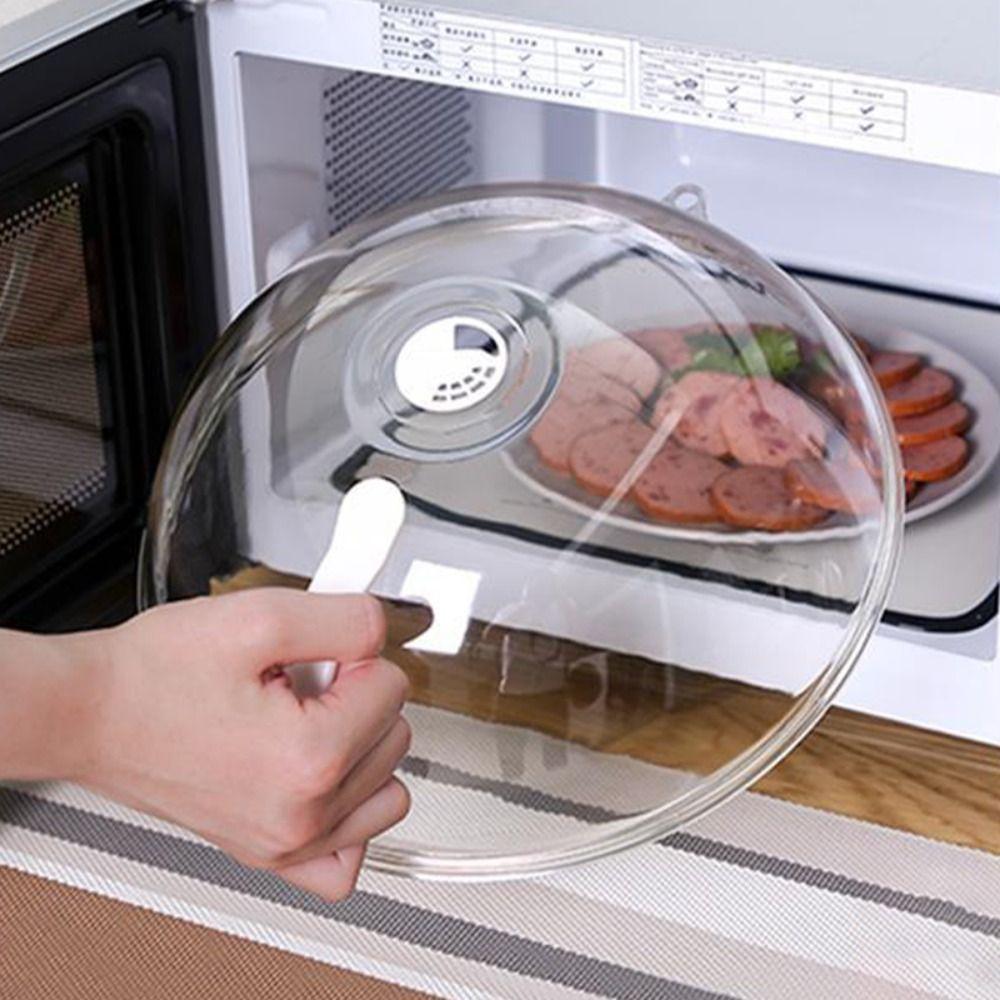 with Steam Vent and Handle Microwave Splash Cover Microwave Splatter Cover  Meal Prep