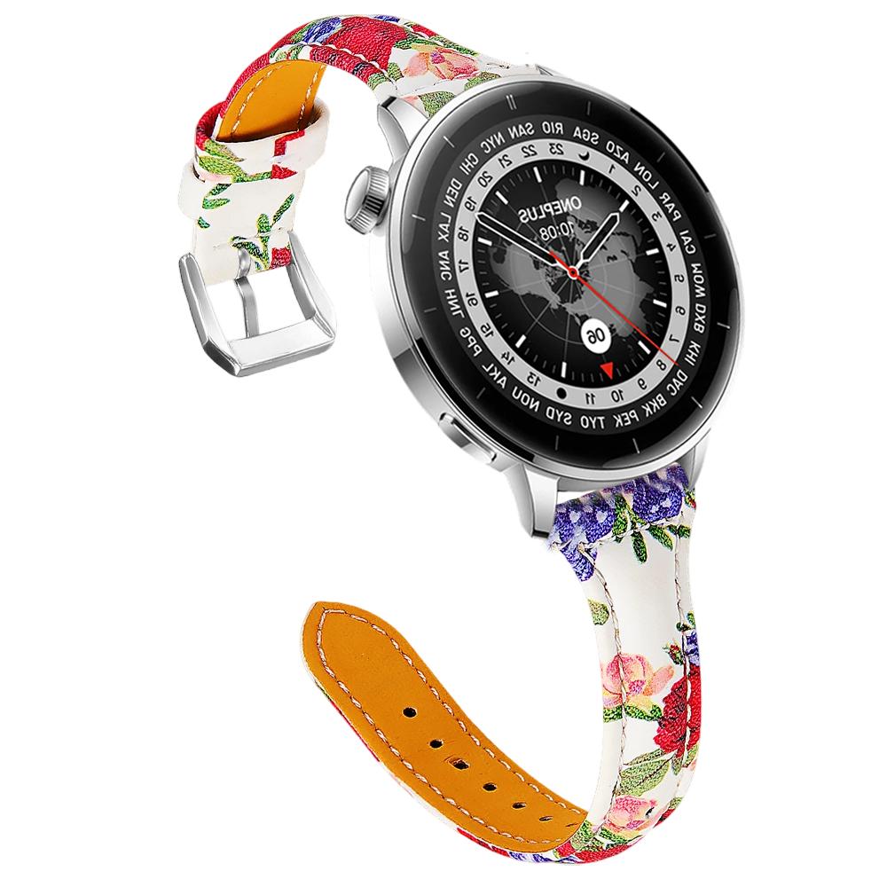 18mm Lederarmband für Oneplus 3 43mm Armband Leder Klassische Schnalle Armband für Oneplus 3 43mm Damen Mädchen Ersatz Smart Strap