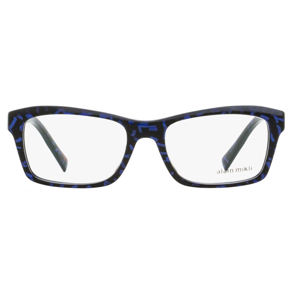 Alain Mikli Unisex Trier Eyeglasses A03095 005 Blue Memphis 54mm 005