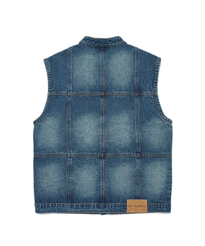 Wkndrs Patch Work Denim Vest (Denim)