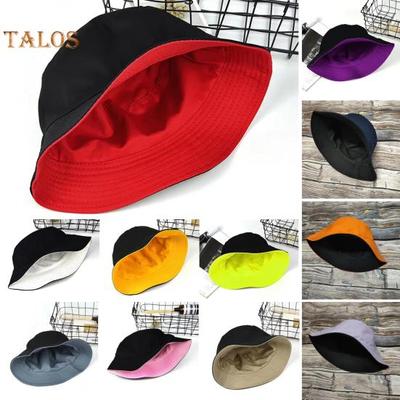Sommer Fischerhut Unifarben Breiter Rand Eimer Sonnenschutz Strandhut Modeaccessoires
